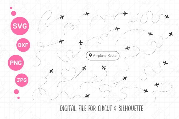 Download Airplane Route Svg | Plane Travel Svg - Premium Resources