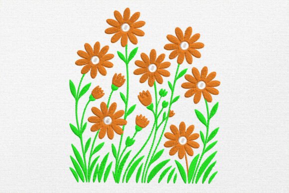Download Wildflower Embroidery Design - Wildflower embroidery Collection